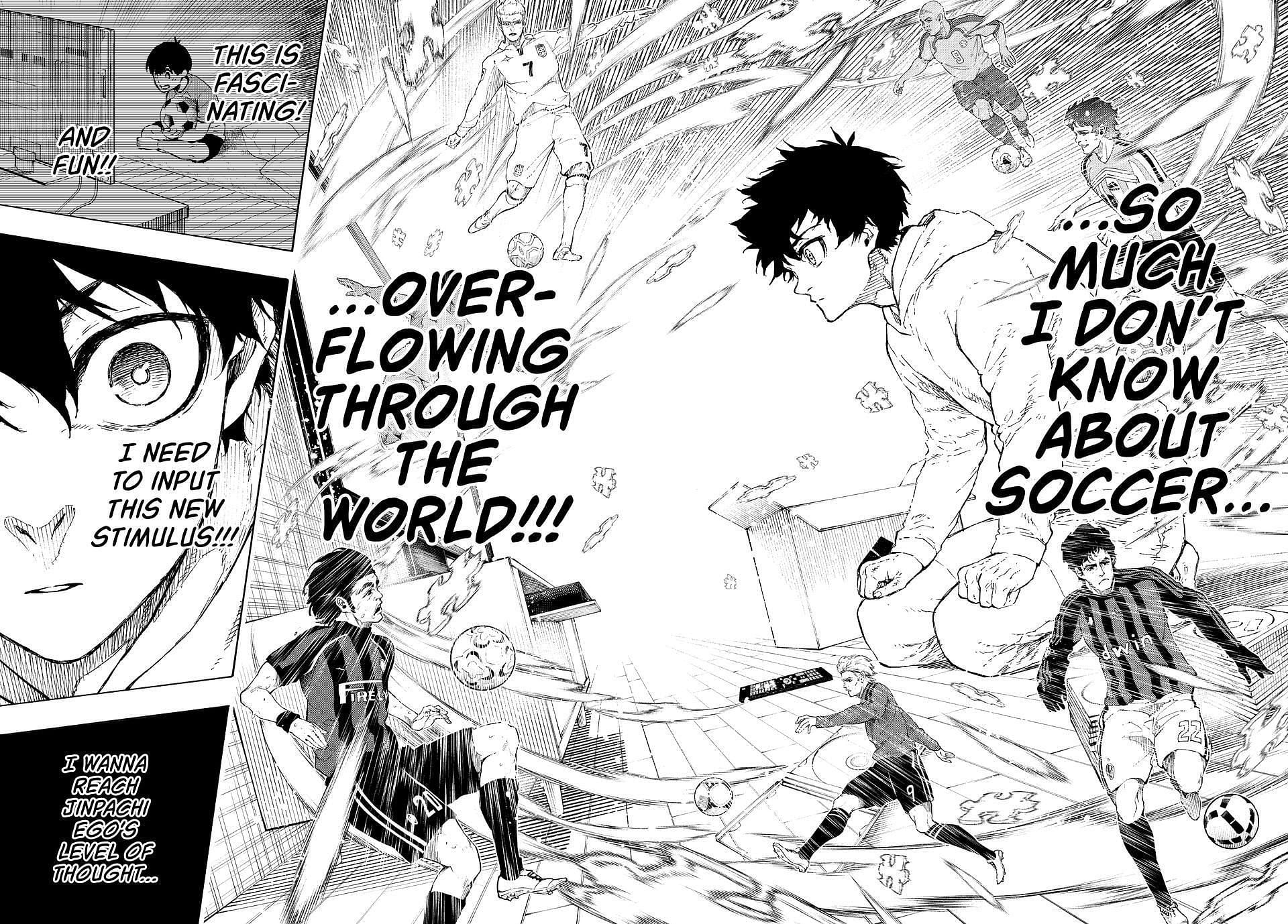 Yoichi Isagi as seen in Blue Lock chapter 304 (Image via Kodansha)